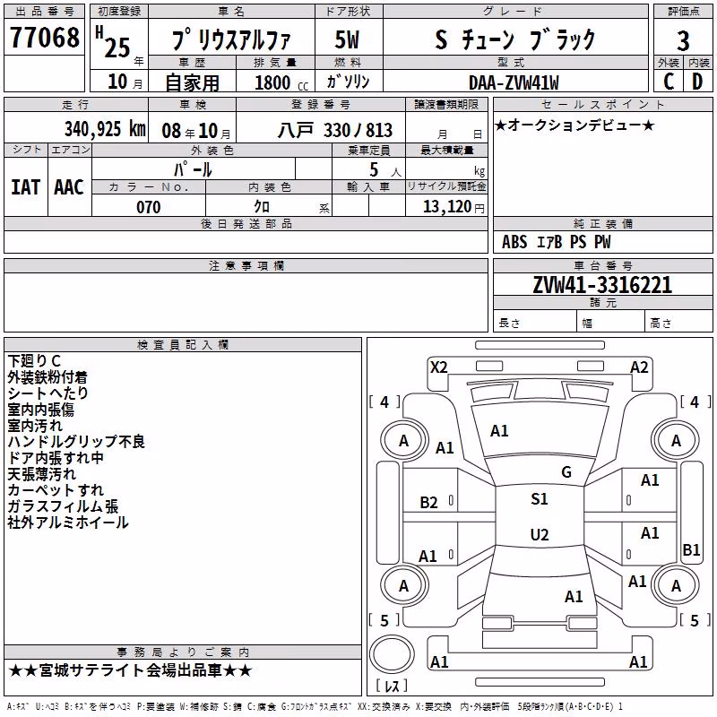 TOYOTA PRIUS ALPHA