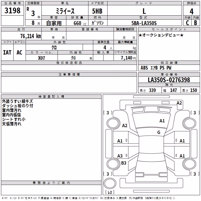 DAIHATSU MIRA E:S