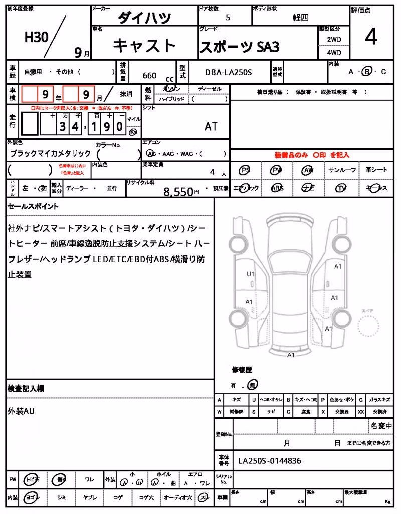DAIHATSU CAST