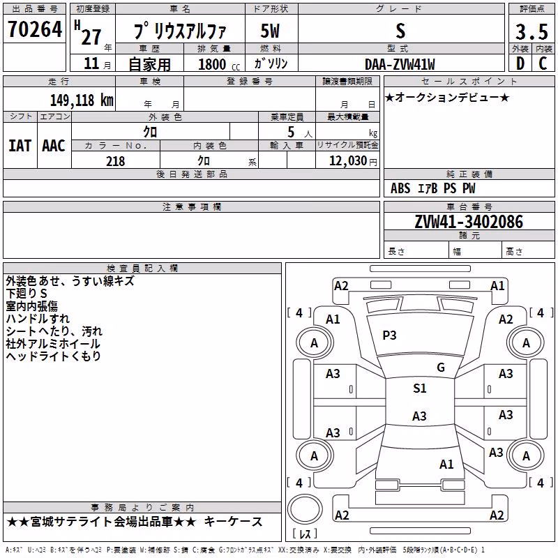 TOYOTA PRIUS ALPHA