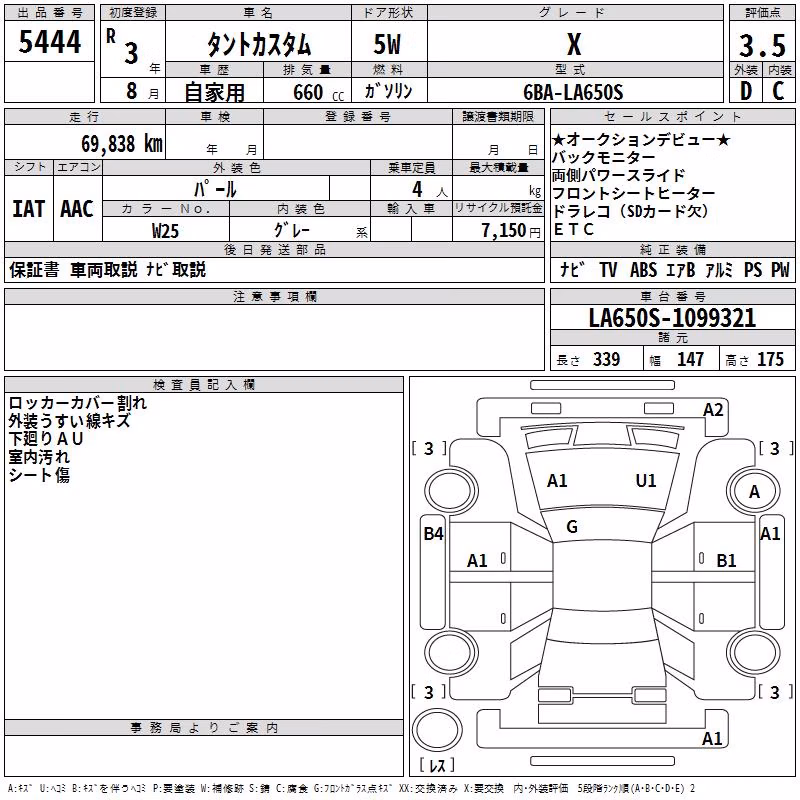 DAIHATSU TANTO