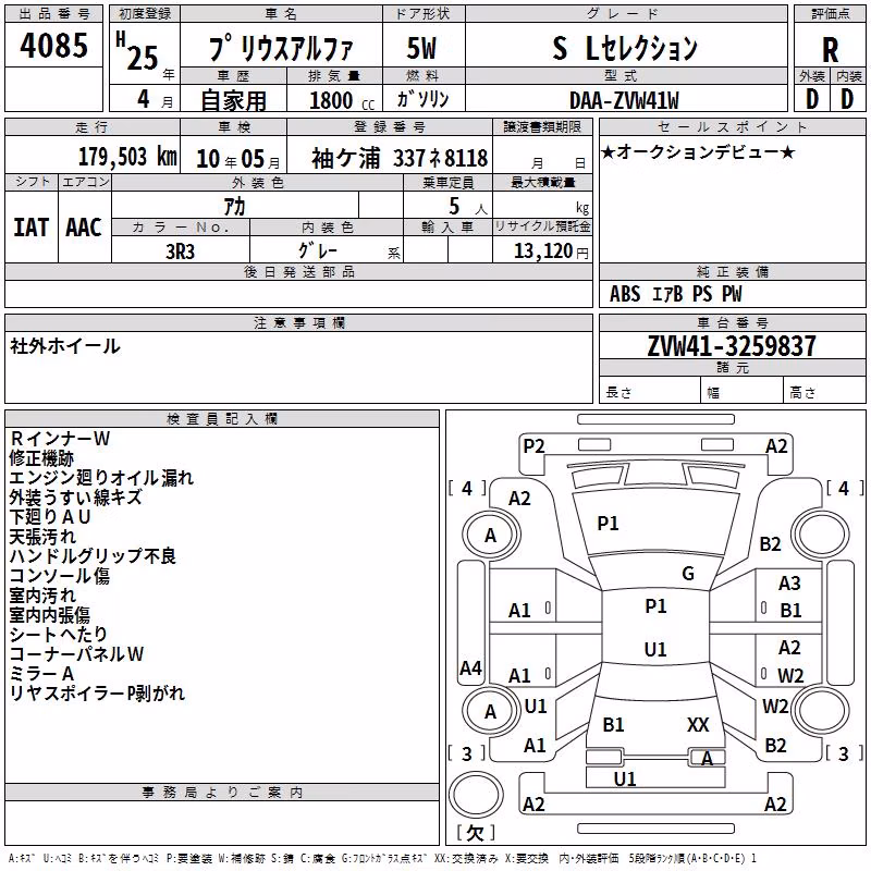 TOYOTA PRIUS ALPHA