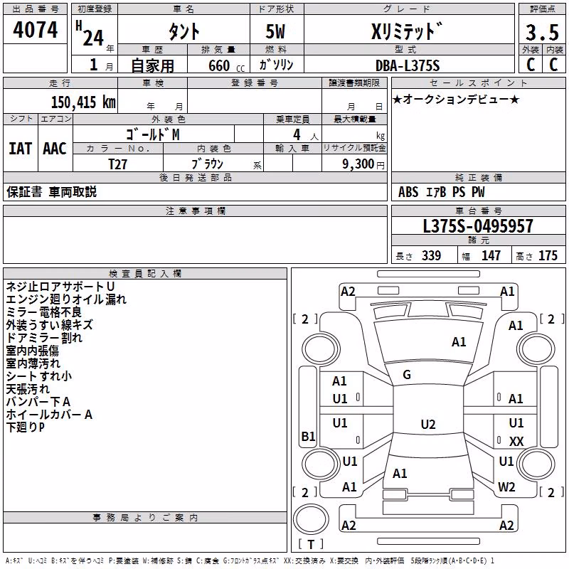 DAIHATSU TANTO