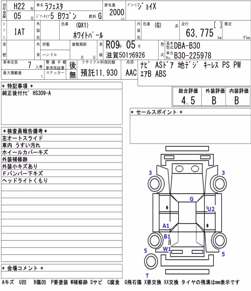 NISSAN LAFESTA