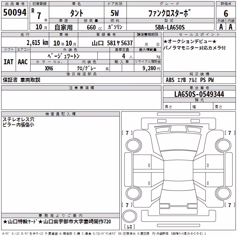 DAIHATSU TANTO