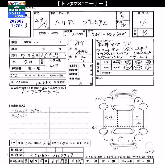 TOYOTA HARRIER