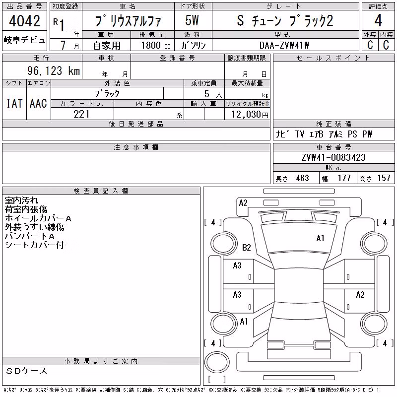 TOYOTA PRIUS ALPHA