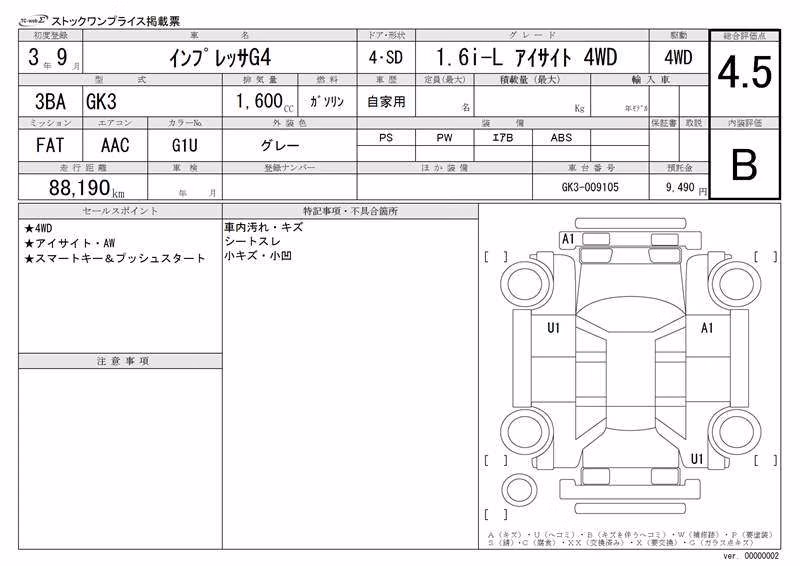 SUBARU IMPREZA