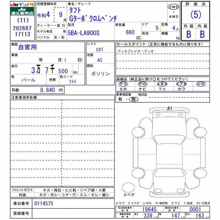 DAIHATSU TAFT