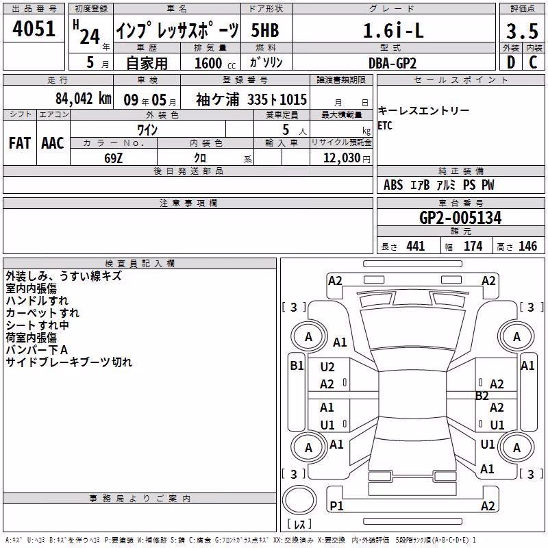 SUBARU IMPREZA