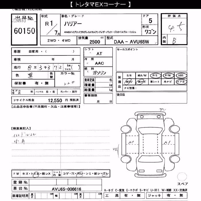 TOYOTA HARRIER
