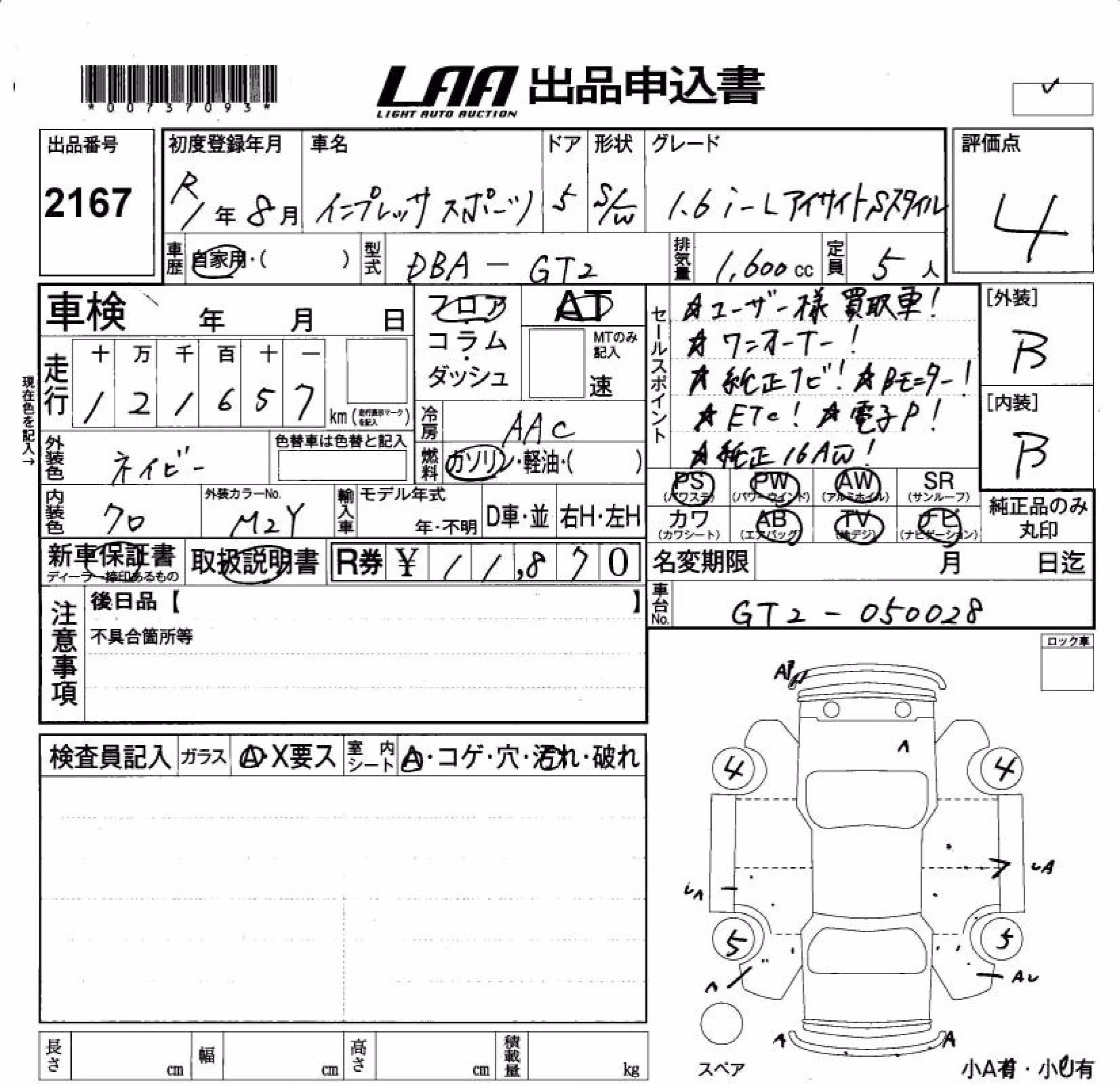 SUBARU IMPREZA