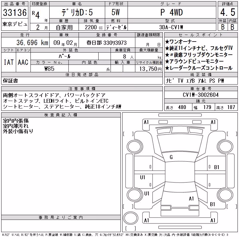 MITSUBISHI DELICA D:5