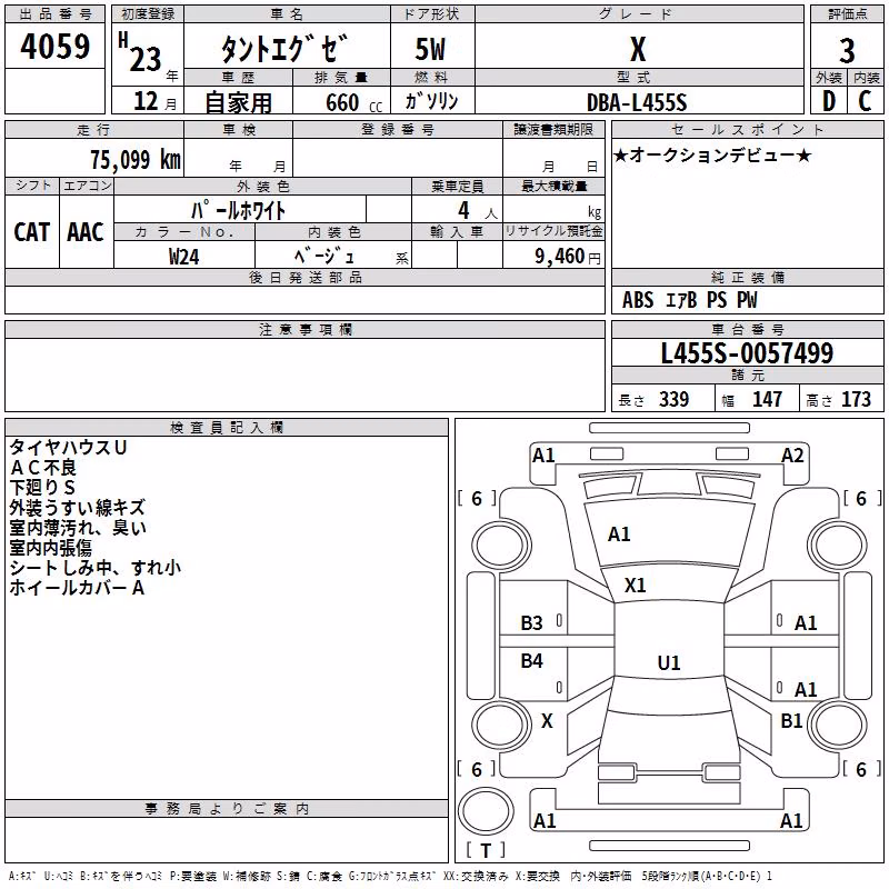 DAIHATSU TANTO EXE