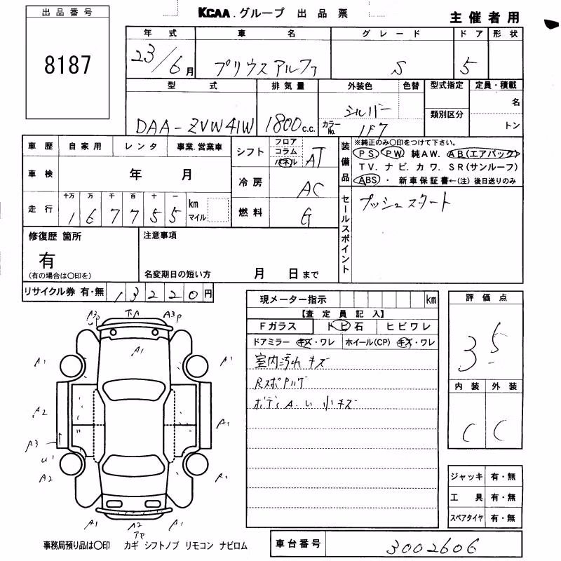 TOYOTA PRIUS ALPHA
