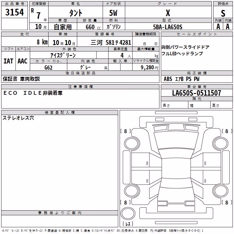 DAIHATSU TANTO
