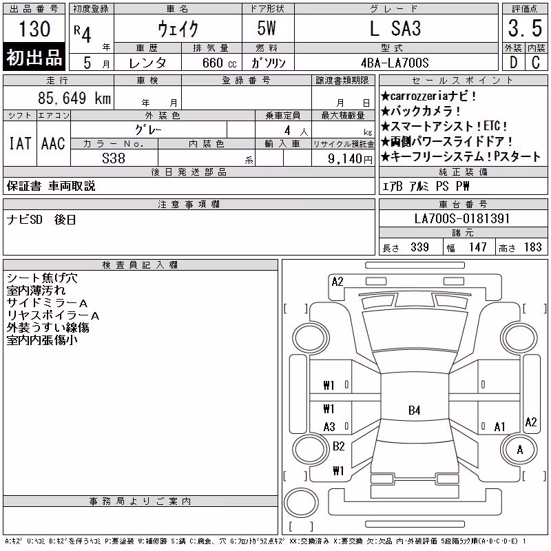 DAIHATSU WAKE
