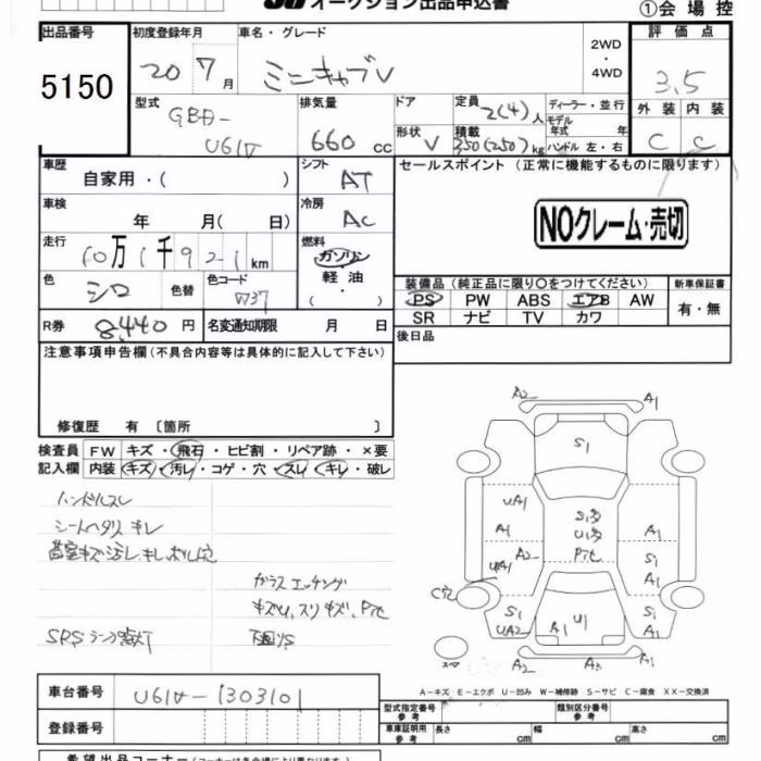 MITSUBISHI MINICAB
