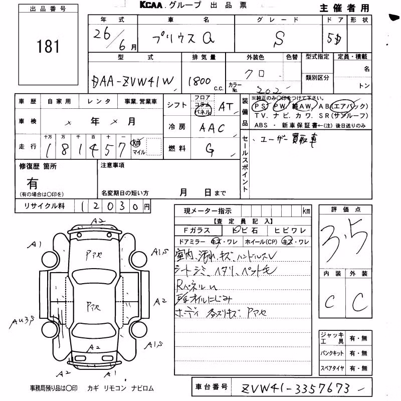 TOYOTA PRIUS ALPHA