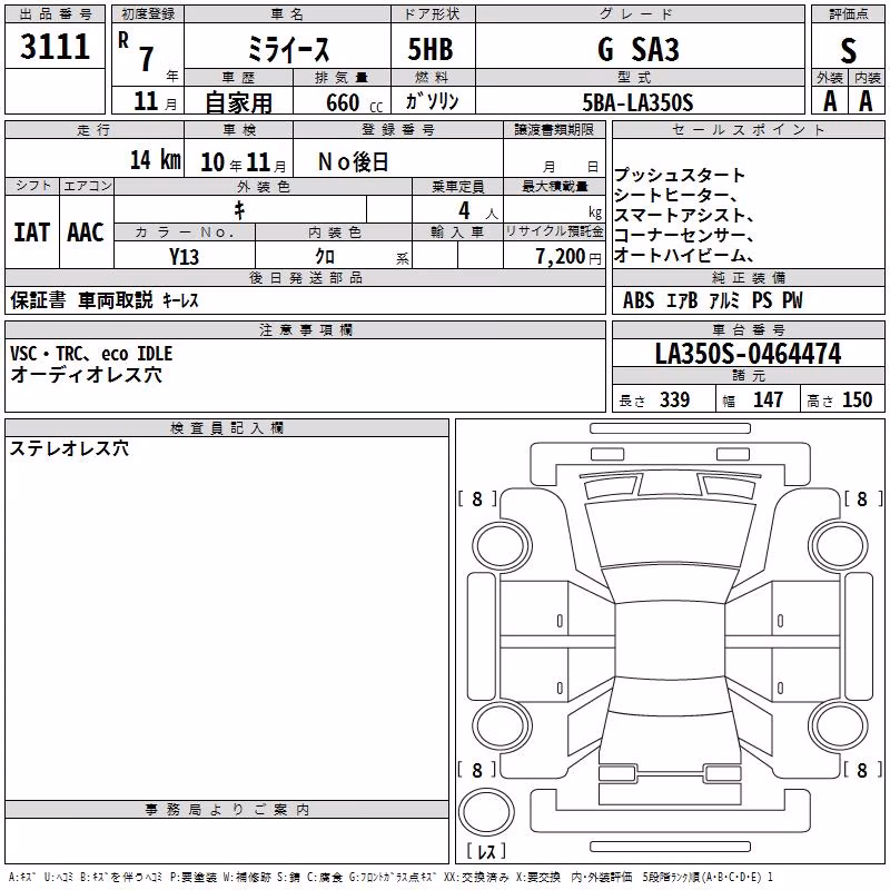 DAIHATSU MIRA E:S