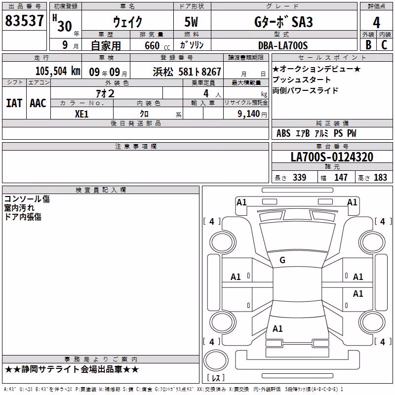 DAIHATSU WAKE