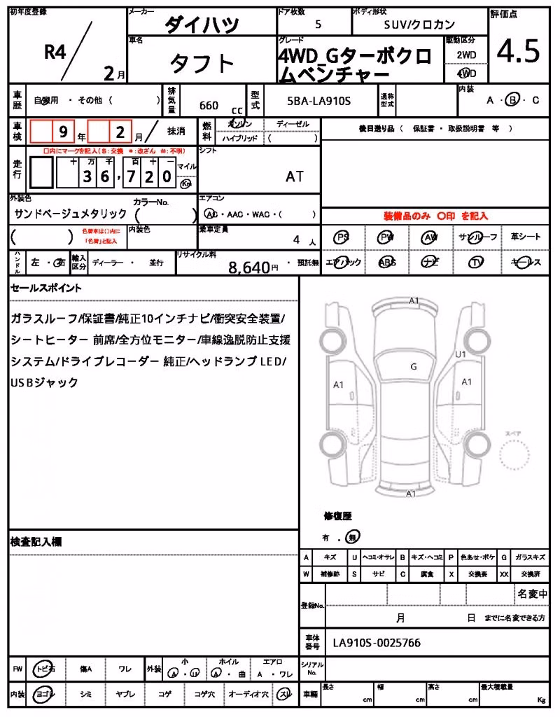 DAIHATSU TAFT