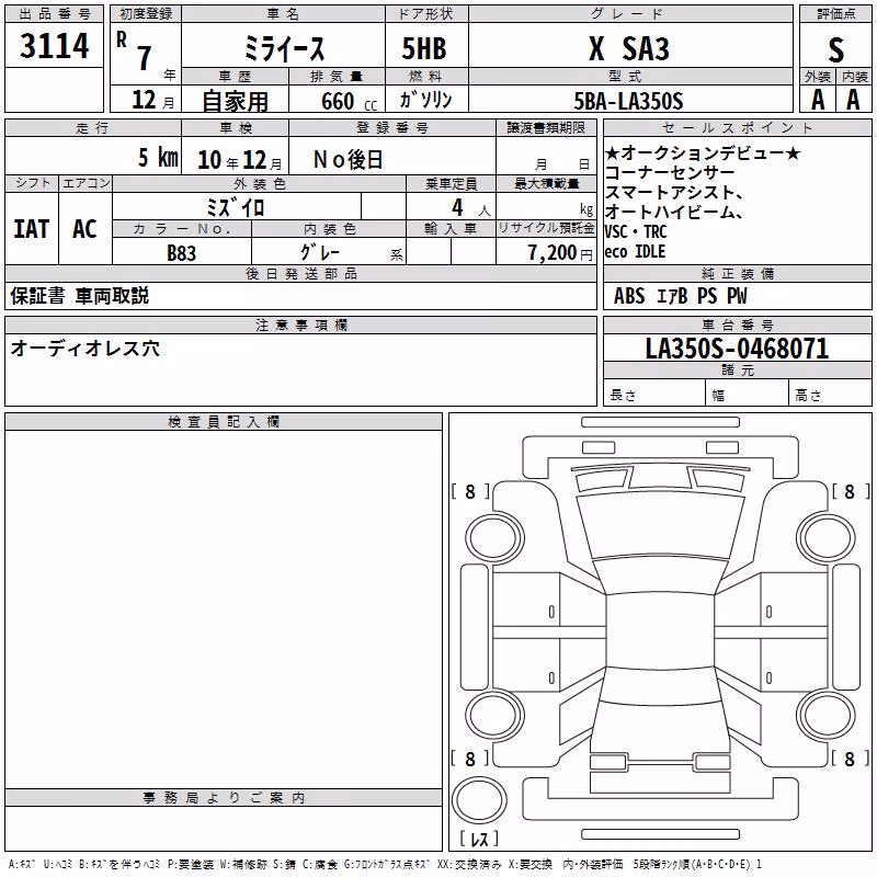 DAIHATSU MIRA E:S