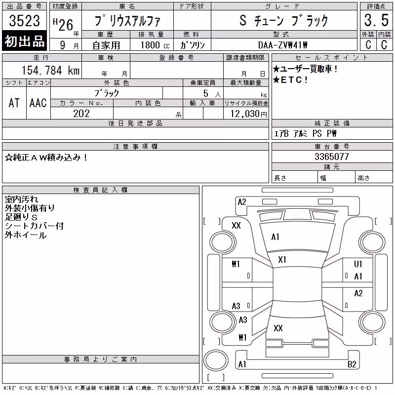 TOYOTA PRIUS ALPHA