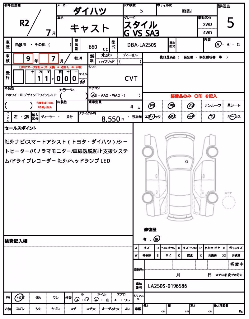 DAIHATSU CAST