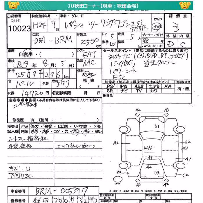 SUBARU LEGACY