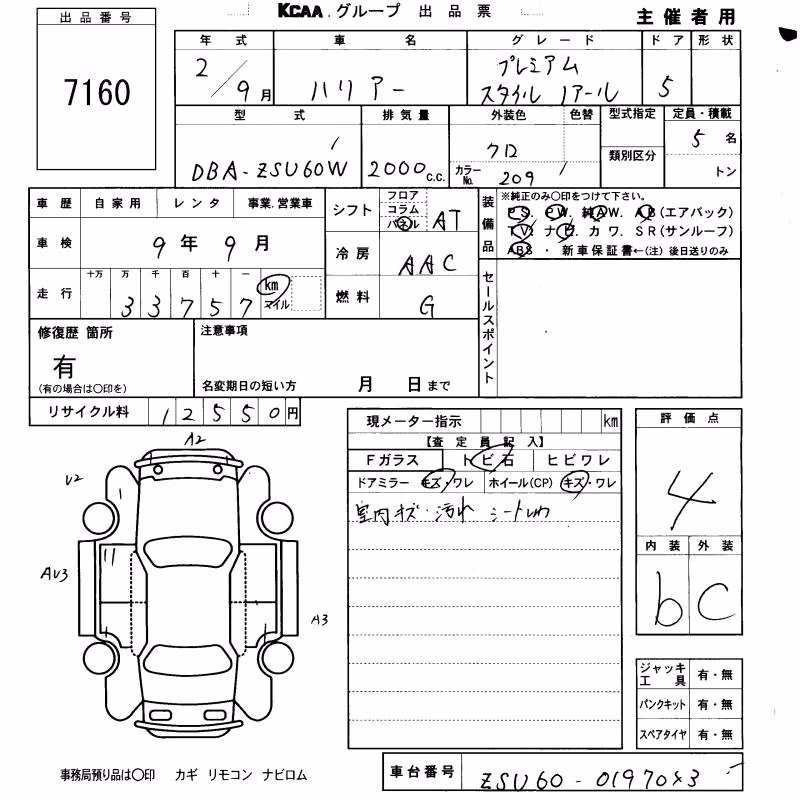TOYOTA HARRIER