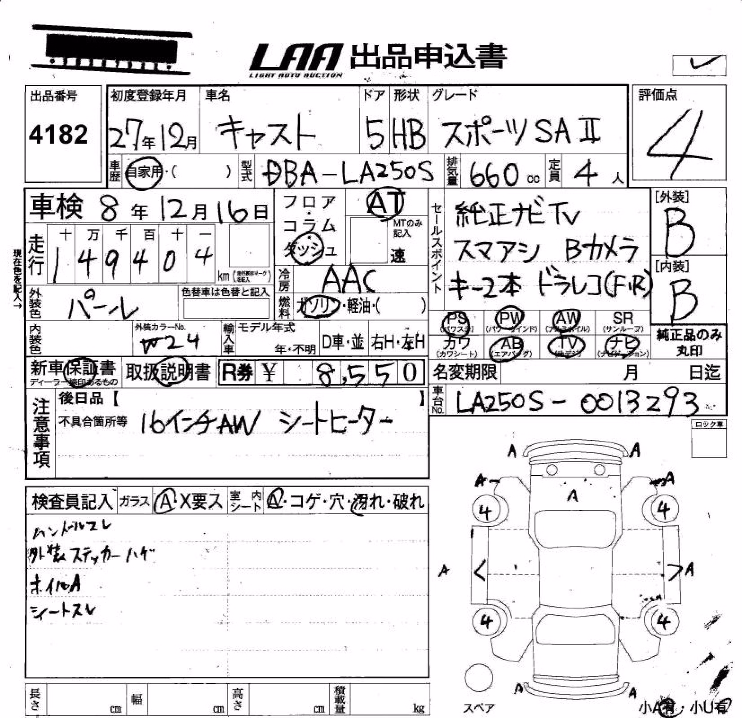 DAIHATSU CAST