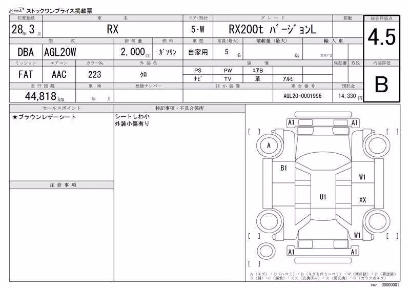 LEXUS RX200T