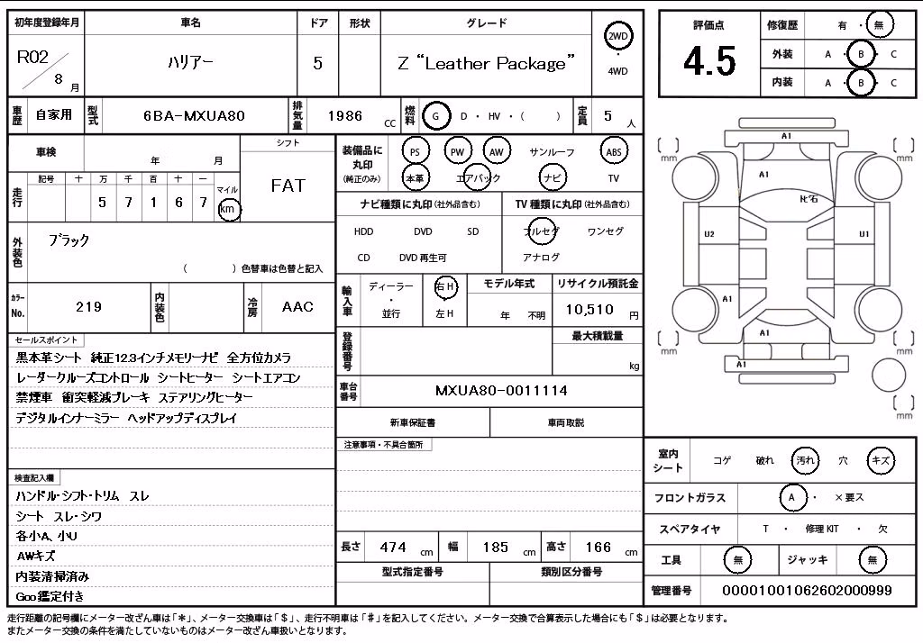 TOYOTA HARRIER