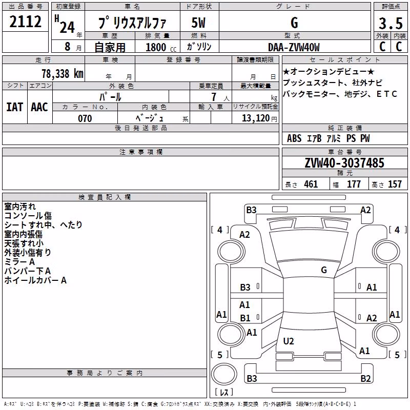 TOYOTA PRIUS ALPHA
