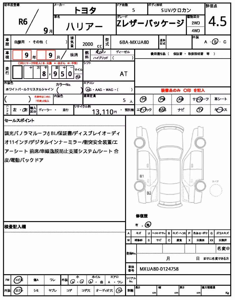 TOYOTA HARRIER