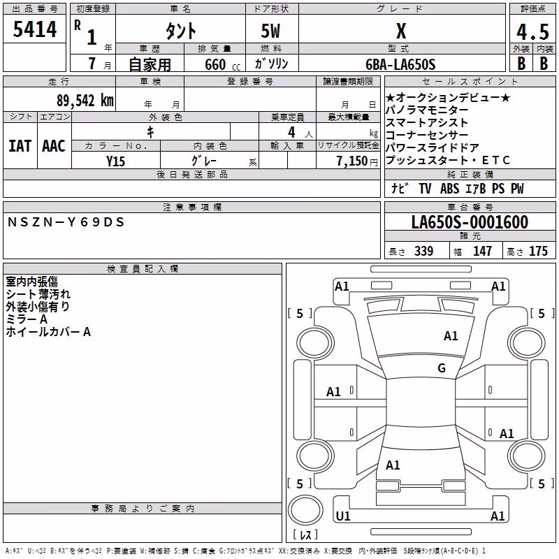 DAIHATSU TANTO