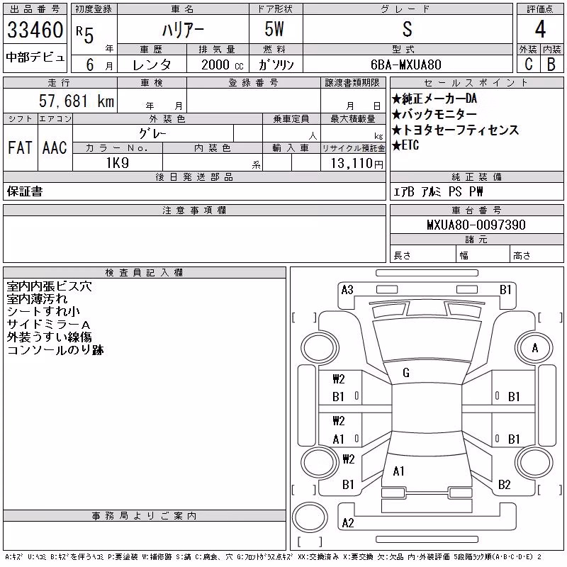 TOYOTA HARRIER