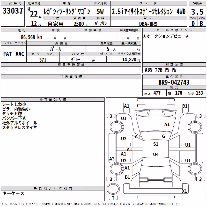 SUBARU LEGACY