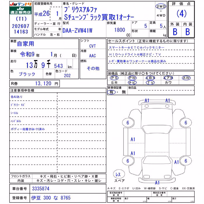 TOYOTA PRIUS ALPHA