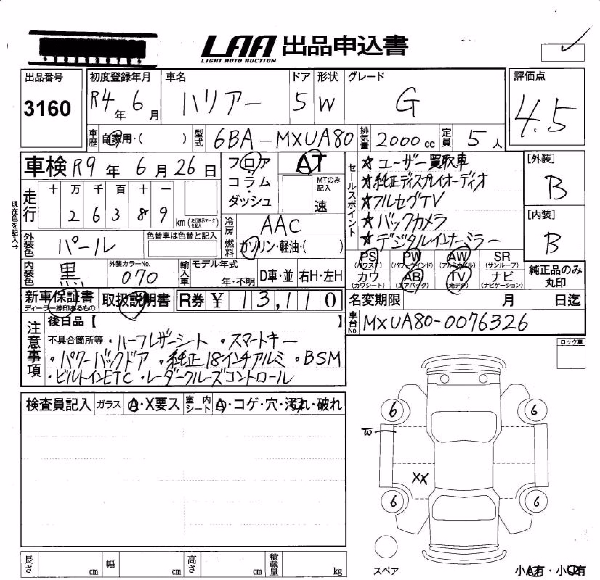 TOYOTA HARRIER