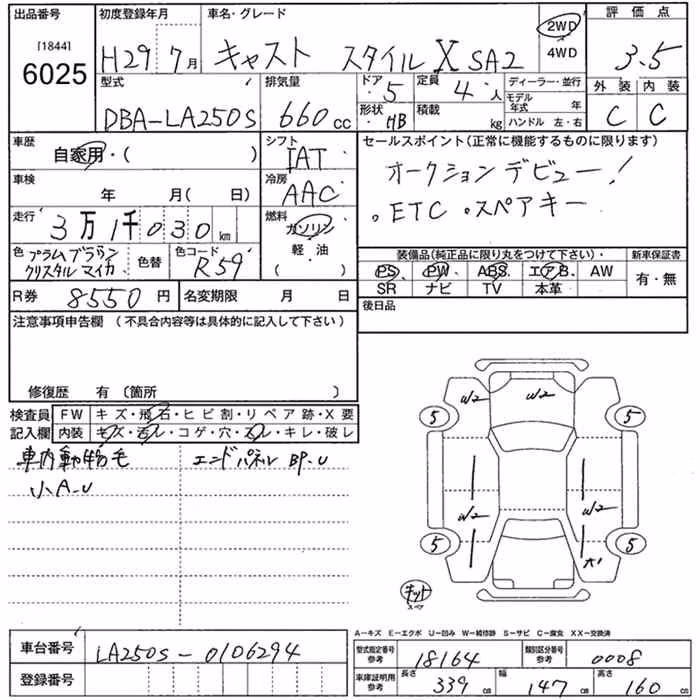 DAIHATSU CAST