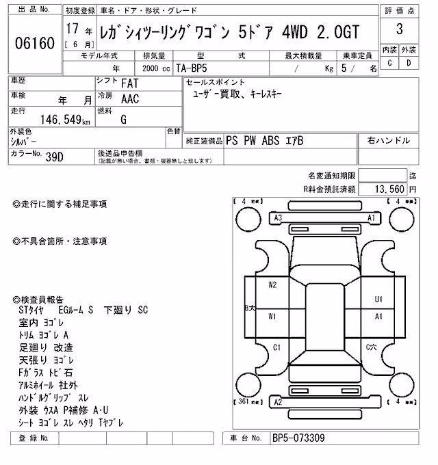 SUBARU LEGACY