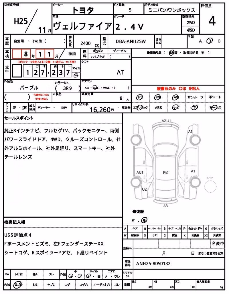TOYOTA VELLFIRE