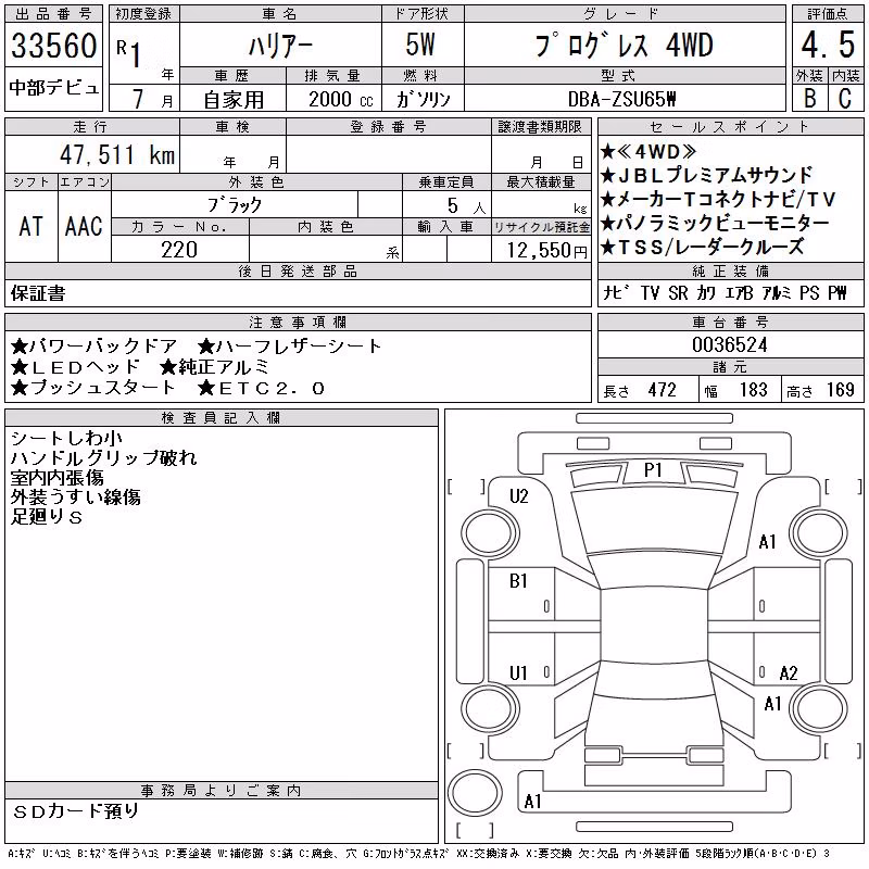 TOYOTA HARRIER