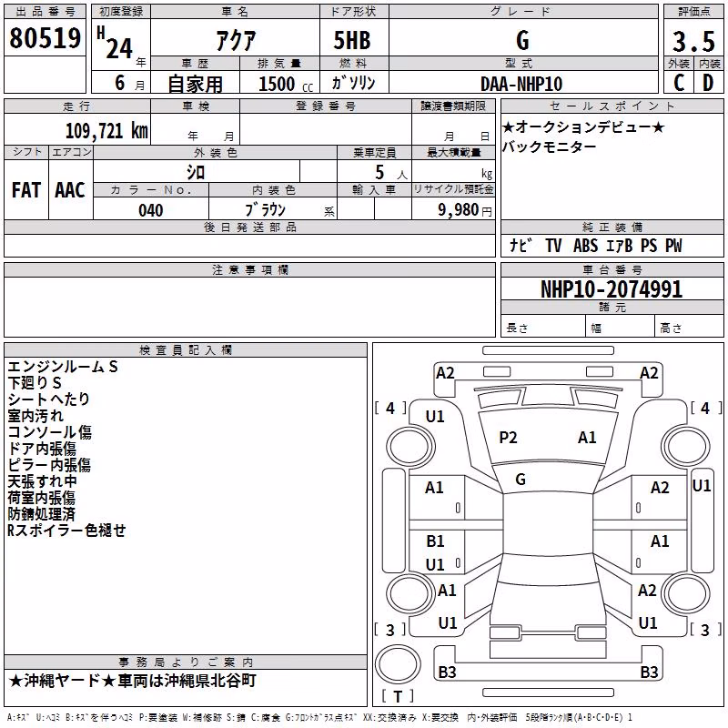 TOYOTA AQUA