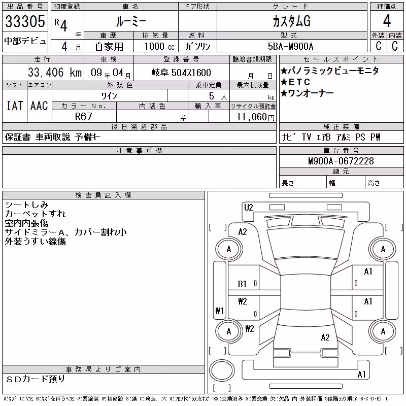 TOYOTA ROOMY
