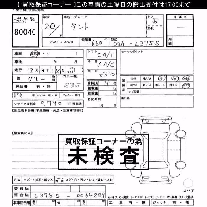 DAIHATSU TANTO