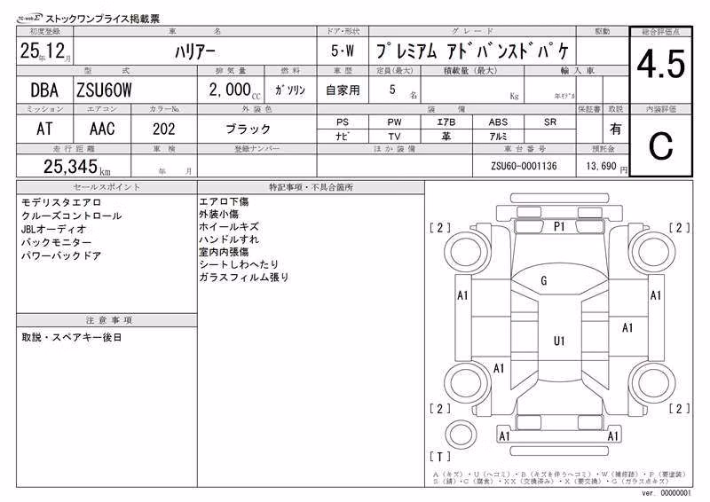 TOYOTA HARRIER