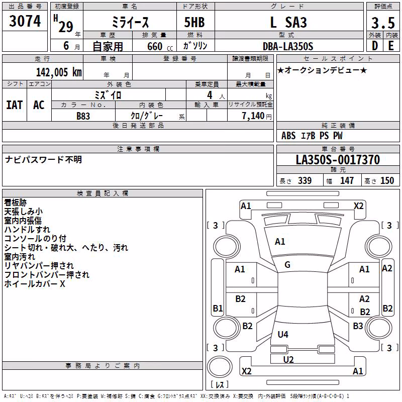 DAIHATSU MIRA E:S